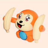 Baby Toys Electric Tumbling Monkey Light Music Puzzle Sound Tipping Monkey Kids Toys Early Educational Toys For Children Gifts