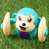 Baby Toys Electric Tumbling Monkey Light Music Puzzle Sound Tipping Monkey Kids Toys Early Educational Toys For Children Gifts