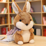 Plush toys for little white rabbits