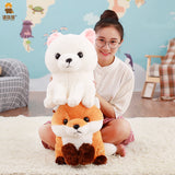 Long tail fox plush toy