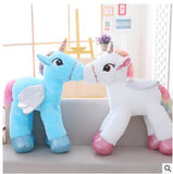 Kawaii unicorn stuffed toys giant stuffed horse toys for kids sweet doll home decor lover birthday gift