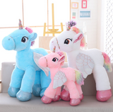 Kawaii unicorn stuffed toys giant stuffed horse toys for kids sweet doll home decor lover birthday gift