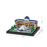 Louvre Micro-Particle Building Block Toy Model