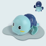 Cute Cartoon Animal Tortoise Classic Baby Water Toy Infant Swim Turtle Wound-up Chain Clockwork Kids Beach Bath Toys