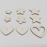 Cartoon Image Wooden Crafts Hollow Wood Chips