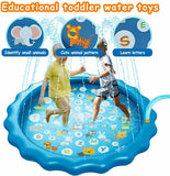 Toys For Kids Boys Girls Spray Pool Sprinkler Pad Water Spray Pad Splash Play Mat Toys Inflatable Splash Play