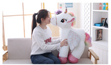 Kawaii unicorn stuffed toys giant stuffed horse toys for kids sweet doll home decor lover birthday gift