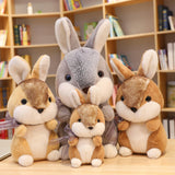 Plush toys for little white rabbits