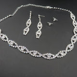 Two pieces of jewelry set, fashion bride jewelry set, electroplating alloy elegant jewelry factory direct sales