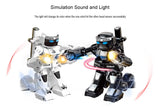 RC Robot 777-615 Battle 2.4G Mini Smart Robots Battle Toy For Boys Sense Remote Control Simulation Sound Light Body Toys