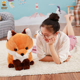 Long tail fox plush toy