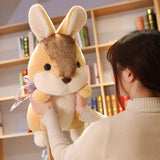 Plush toys for little white rabbits