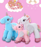 Kawaii unicorn stuffed toys giant stuffed horse toys for kids sweet doll home decor lover birthday gift