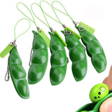 1 Pack Hot Beans  Beans Kids Toy Pendant Anti-Stress Ball Squeeze Gadget Kids Toy Gift