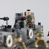 LCM3 landing craft military model building blocks