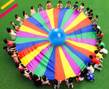 Kindergarten sports games for children early education and outdoor equipment and the rainbow umbrella