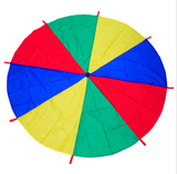 Kindergarten sports games for children early education and outdoor equipment and the rainbow umbrella