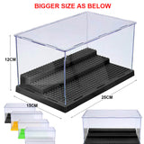 Special box For Building Block Dolls. Transparent Display Board