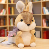 Plush toys for little white rabbits