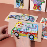 Children's Cartoon Image Digital Puzzle Puzzle Toy