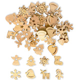 Cartoon Image Wooden Crafts Hollow Wood Chips
