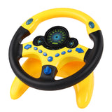 Eletric Simulation Steering Wheel Toy with Light Sound Kids Early Education Toy